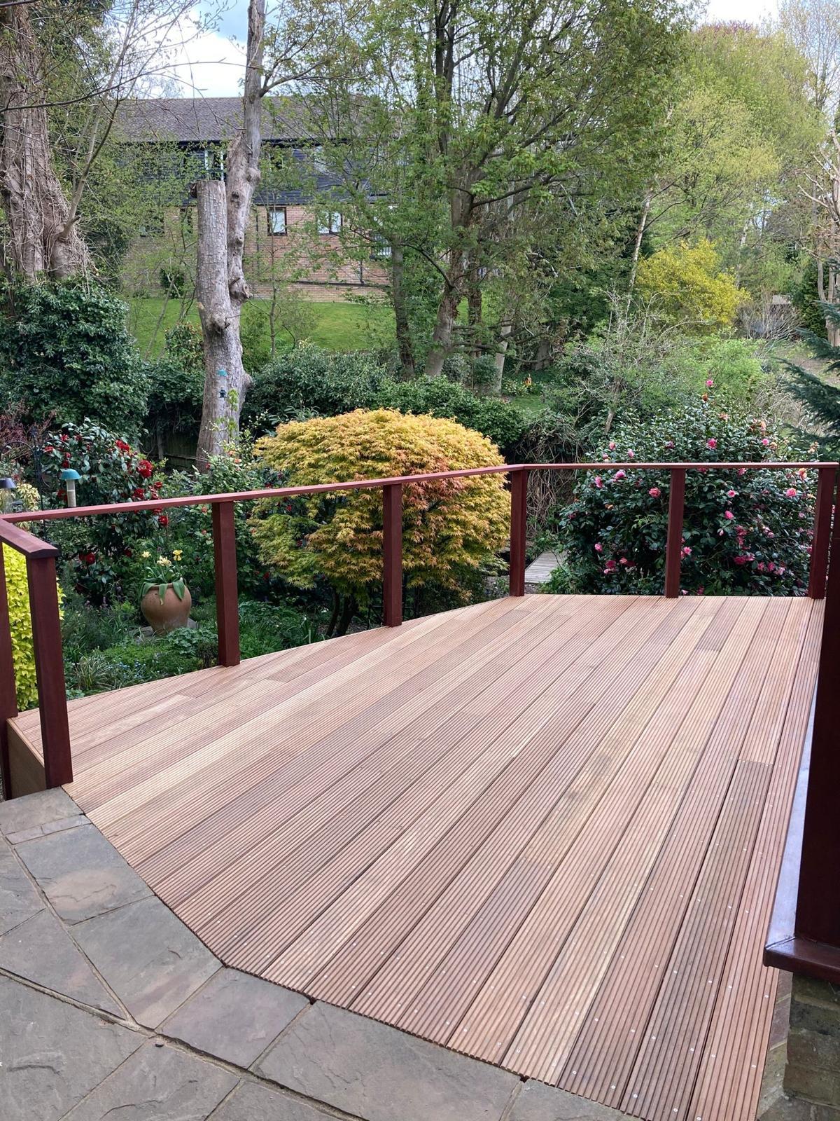 Beautiful decking project transforming outdoor spaces.