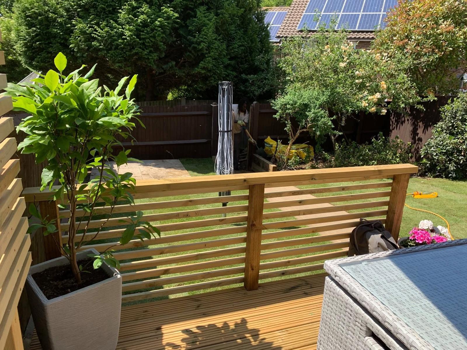 Custom decking design creating perfect outdoor living spaces.