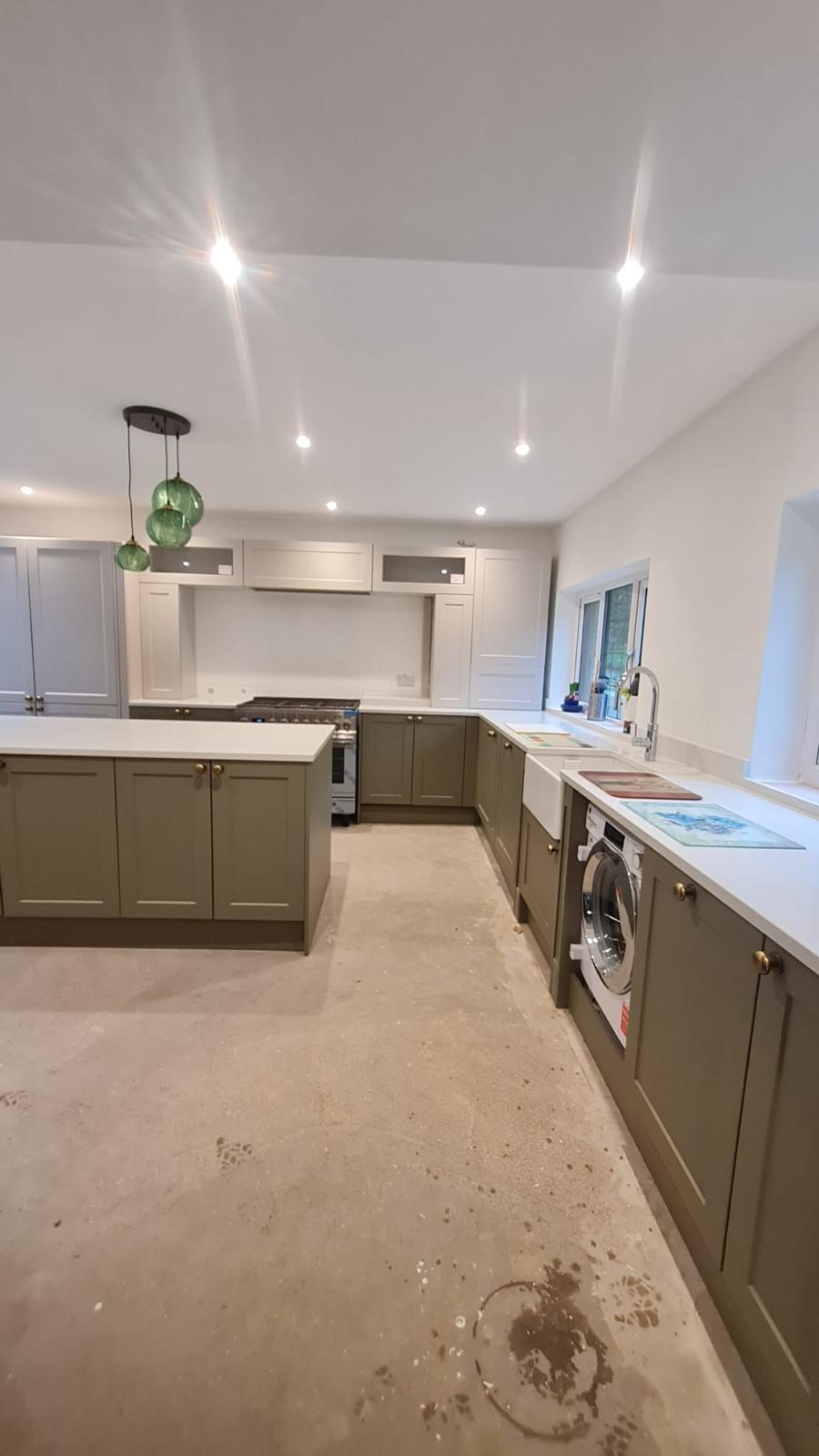 Complete interior renovation with modern finishes and custom woodwork.