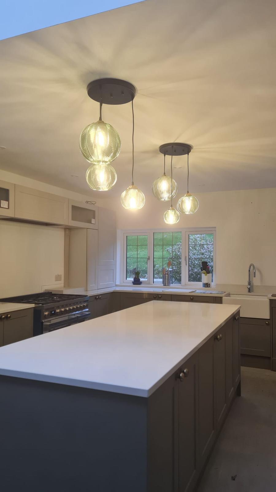 Complete interior renovation with modern finishes and custom woodwork.